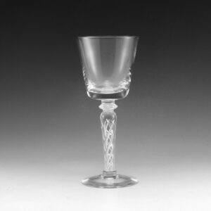 Crystal Air Twist Stem Wine Glass Hand-Blown
