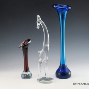Rare Heisey Art Glass Giraffe No. 2 Antique Tall and Elegant