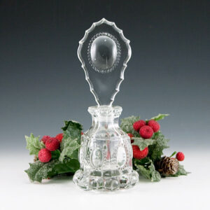 1930's Czech Crystal Perfume Bottle
