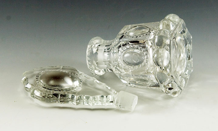 1930's Czech Crystal Perfume Bottle - Image 3