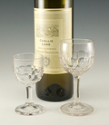 Antique EAPG Glass Honeycomb Goblet Set of Two - Image 3