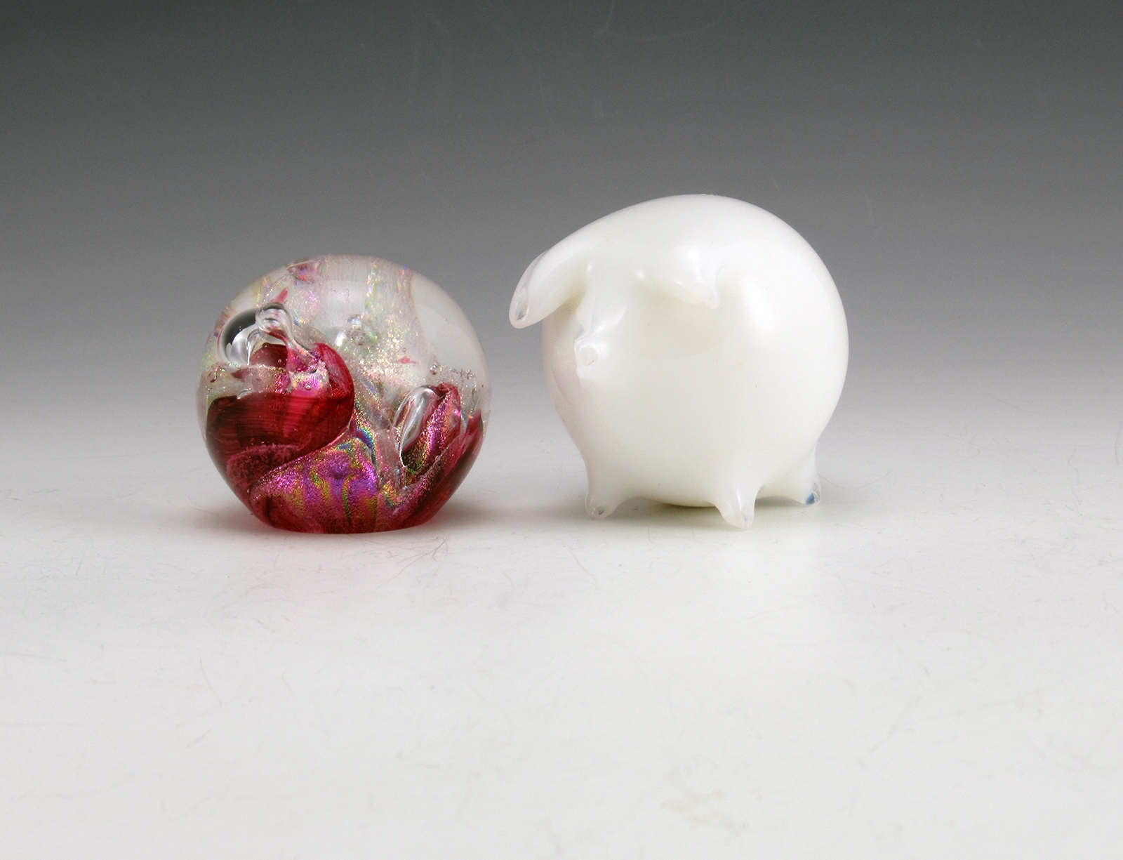 Pairpoint Glass Fat Pig with Maker's Label - Image 4