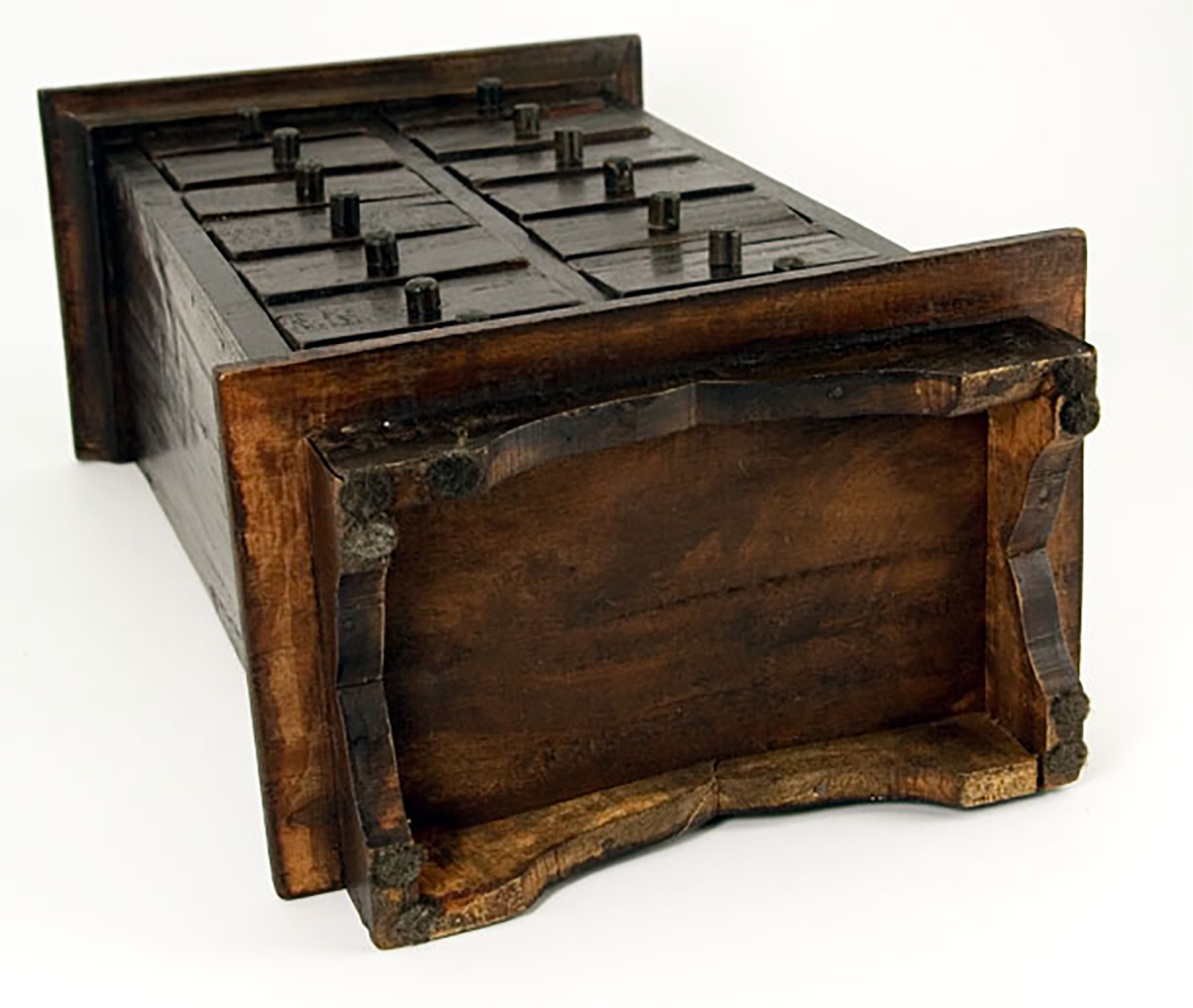 Primitive Hand-Made Herb or Trinket Drawer Cabinet - Image 4
