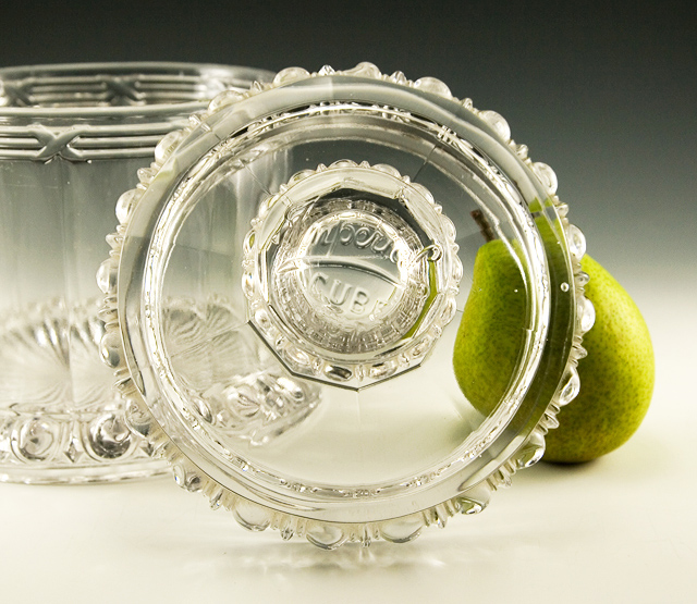 Antique Retail Counter Jar by Imperial Glass - Image 2