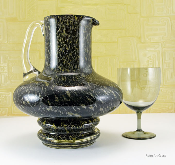 Full-Size Jug in Blown Cased Crepuscolo Glass - Image 2