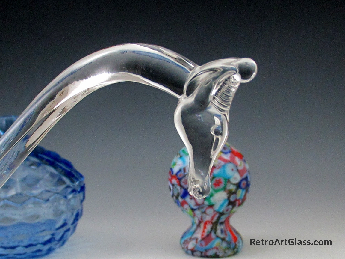 Rare Heisey Art Glass Giraffe No. 2 Antique Tall and Elegant - Image 6