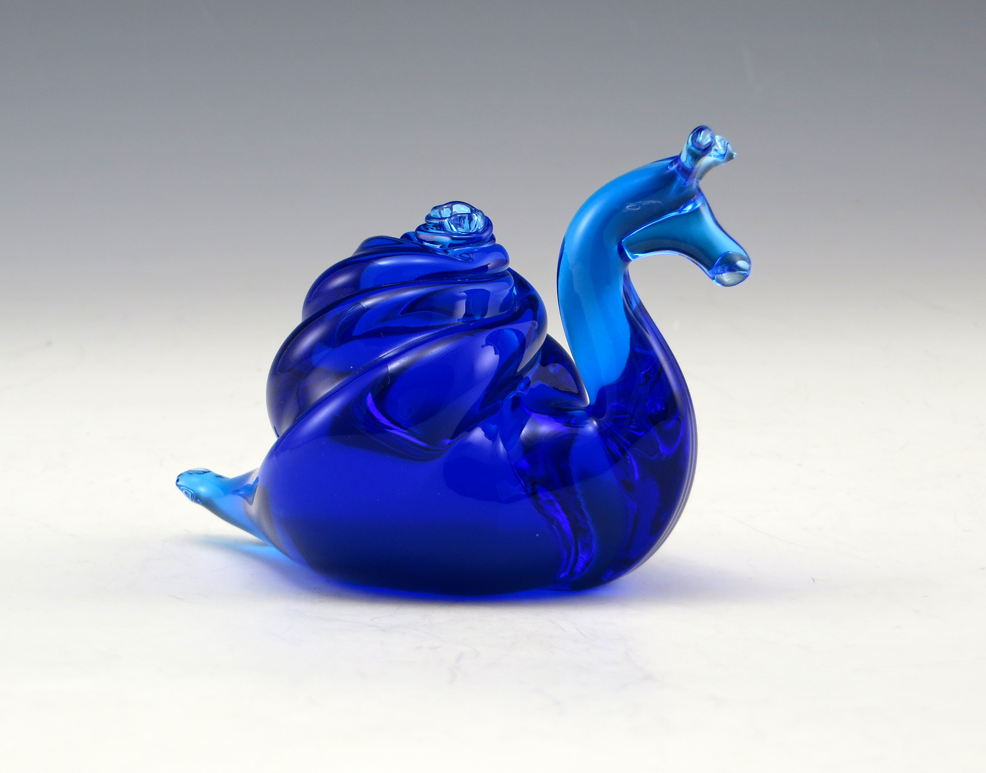 Pilgrim Art Glass Snail Figurine Vintage Handcrafted