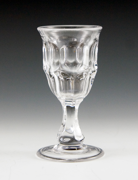 Ashburton Cordial Goblet Early American Pressed Glass