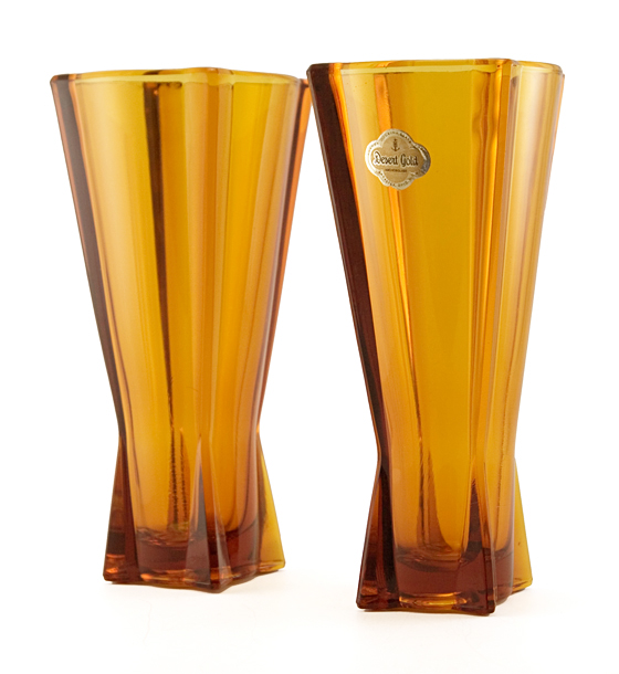 Atomic Rocket Vase in Desert Gold