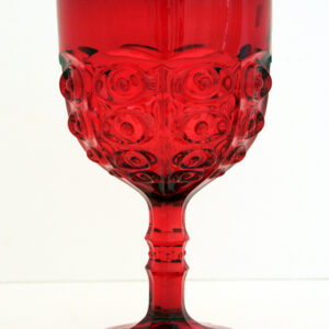 Awesome Huge Art Glass Ruby Chalice