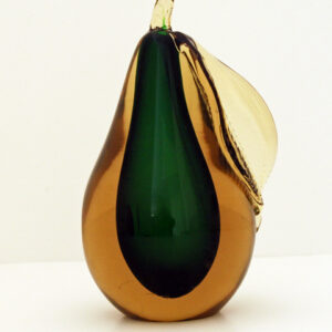 Barbini Glass 1950s Large Sommerso Pear