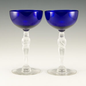 Bashful Nude Stem Glass Cocktail Set of Two