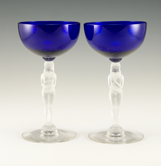 Bashful Nude Stem Glass Cocktail Set of Two