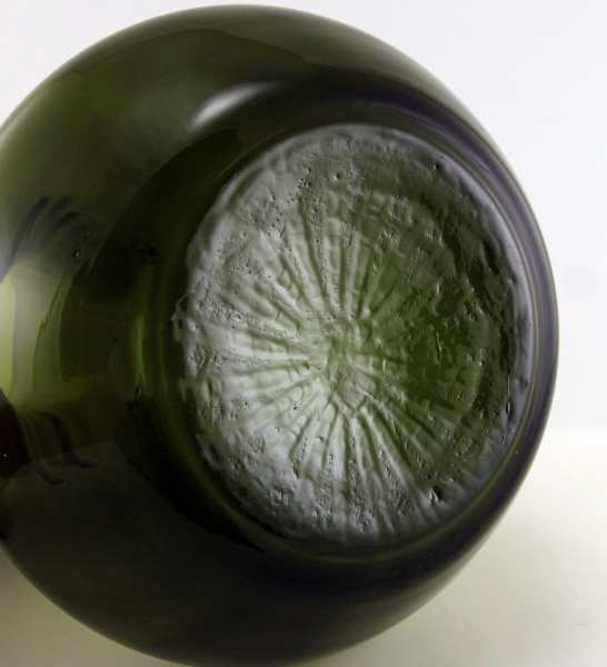 Big Blown Glass Pitcher Vase Mid-Century Italy - Image 5