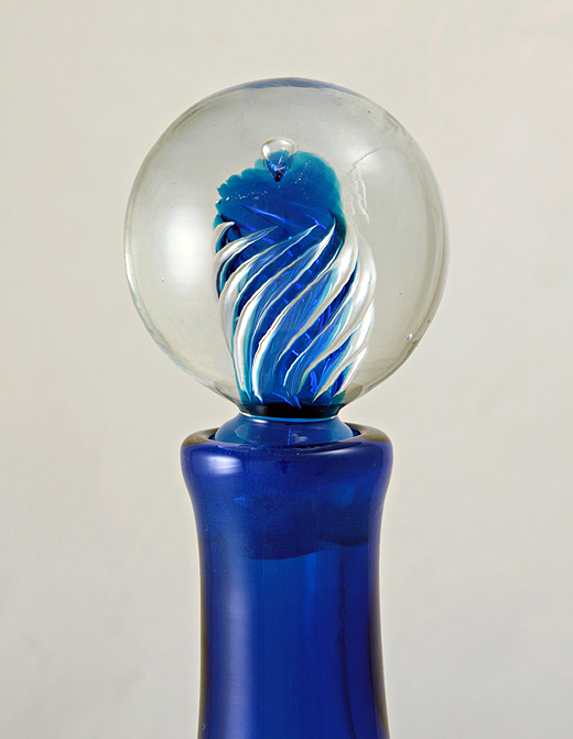 Blenko Art Glass Air Twist Giant Decanter from 1960's - Image 4