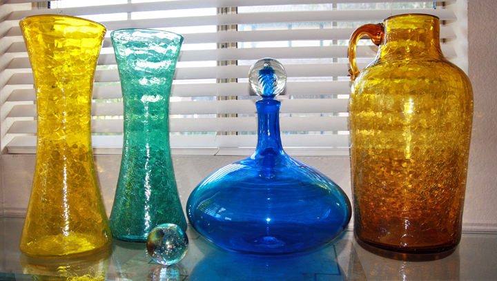 Blenko Art Glass Air Twist Giant Decanter from 1960's - Image 5
