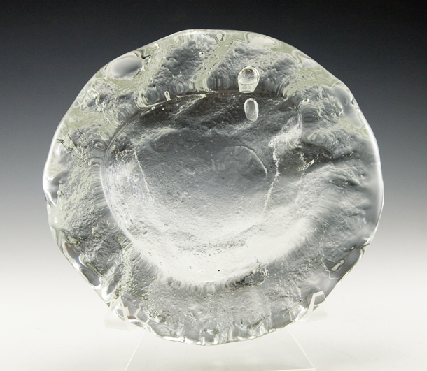 Organic Form with Sandblast Signature by Blenko