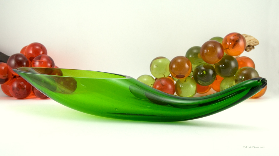 Rare Blenko Art Glass Horn Vase by Anderson - Image 5