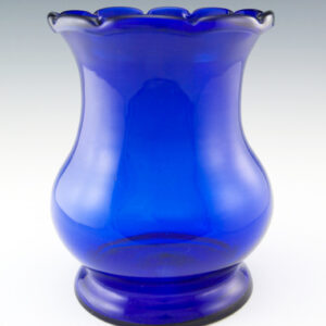 Blown Cobalt Blue Glass Antique Table Vase