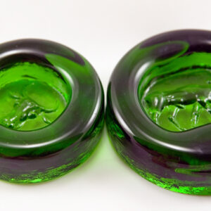 Boda Sweden Art Glass Bull Bowl Set by Erik Hoglund
