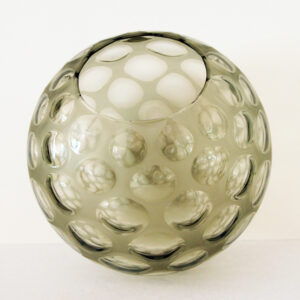Borske Sklo NEMO Huge Art Glass Optic Ball Vase