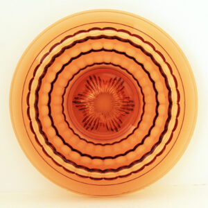 Cambridge Cut Glass Martha Washington Rolled Console Bowl