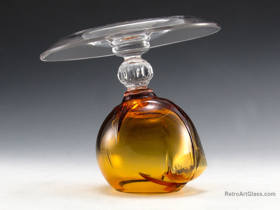 Cambridge Table Glass Place Card holder, Vase, Ashtray - Image 2