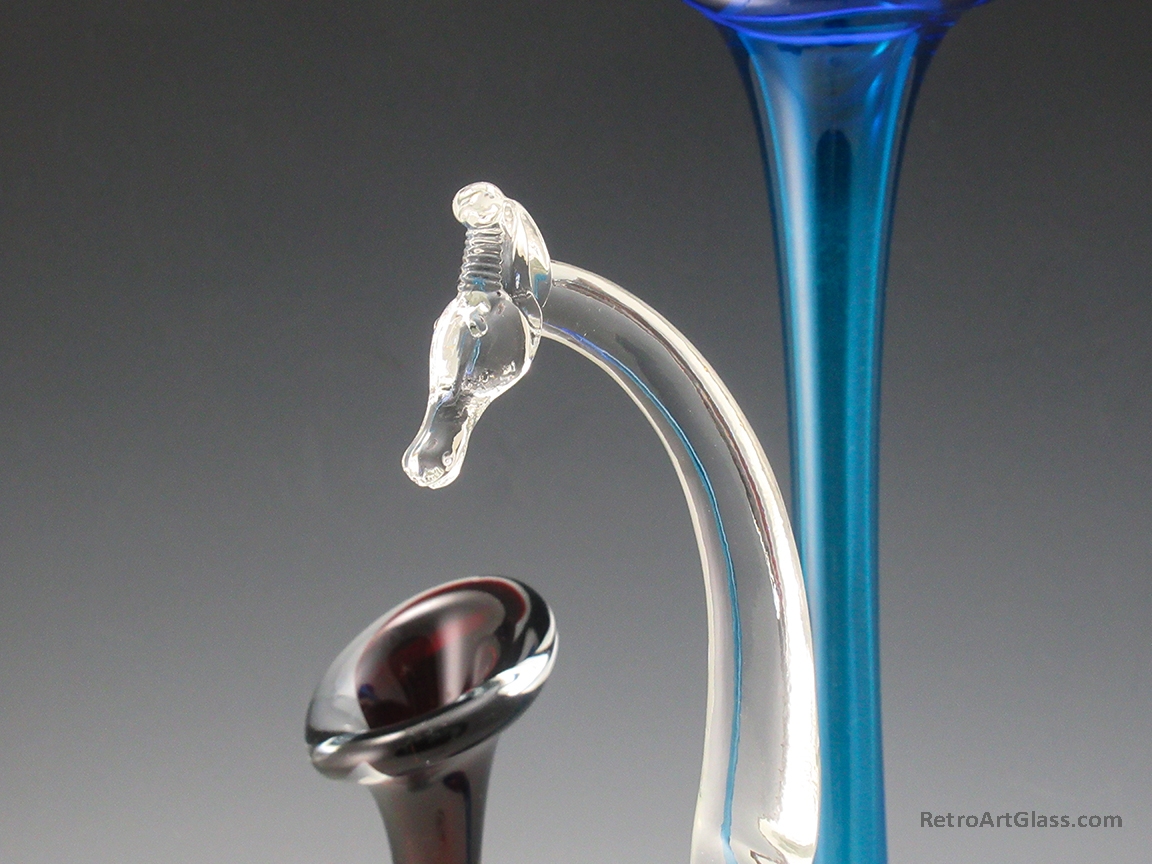 Rare Heisey Art Glass Giraffe No. 2 Antique Tall and Elegant - Image 2