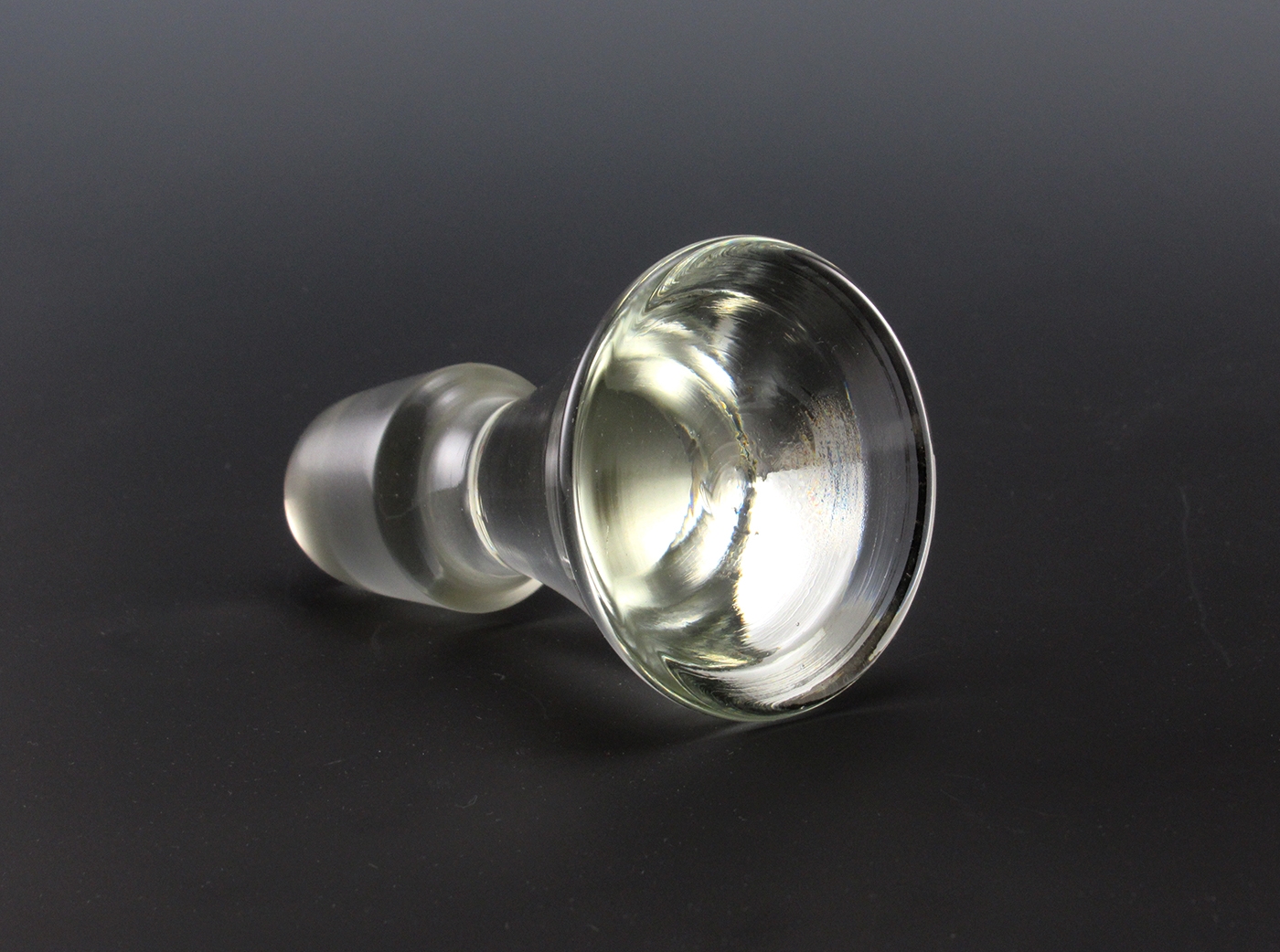Solid Glass Bell Decanter Stopper No. 1 - Image 3