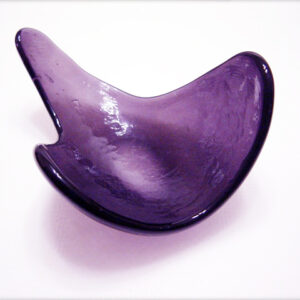 Early Blenko Art Glass Freeform in Grape