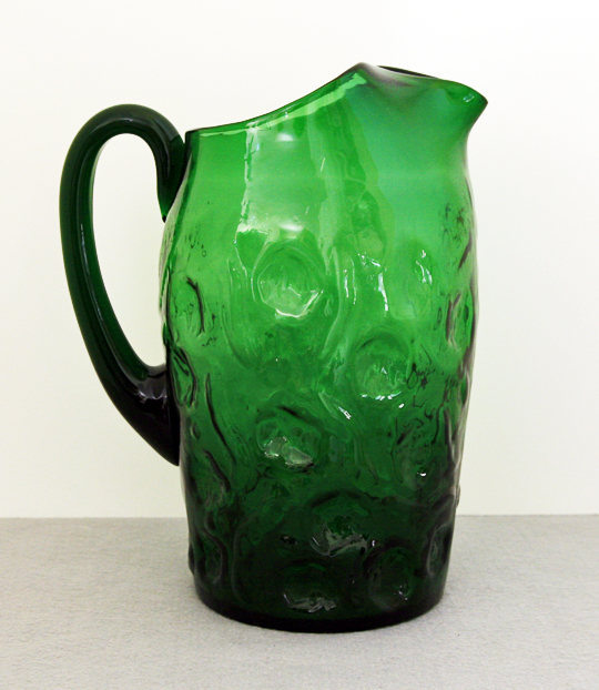 El Rancho 1970s Bryce Glass Large Beverage Pitcher