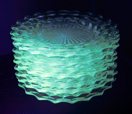 American Crystal 8" Plate Set of Eight by Fostoria - Image 3
