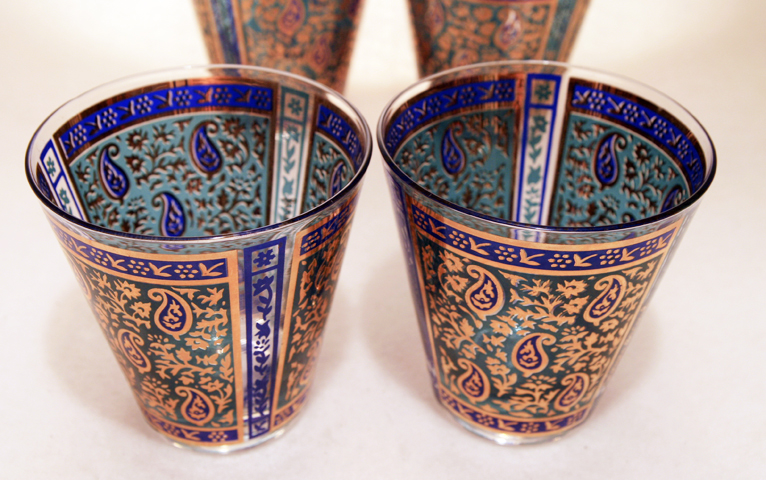 Fab Double Old Fashion Tumbler Set by Georges Briard - Image 3