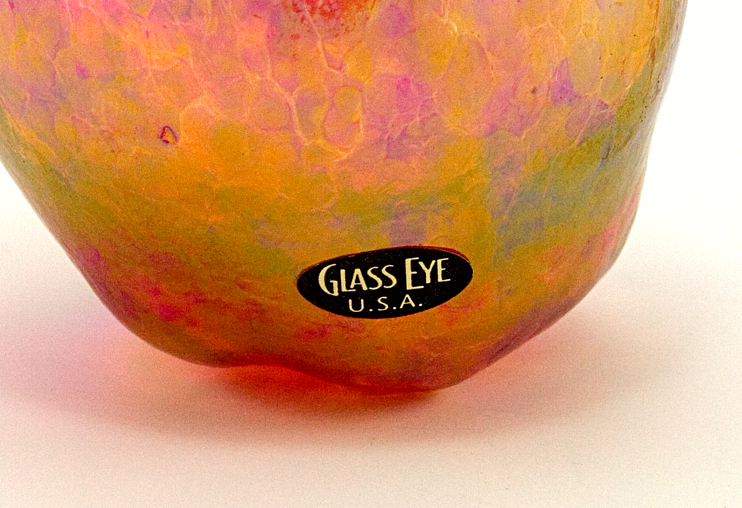 Glass Eye Studio Large Iridescent Apple - Image 3