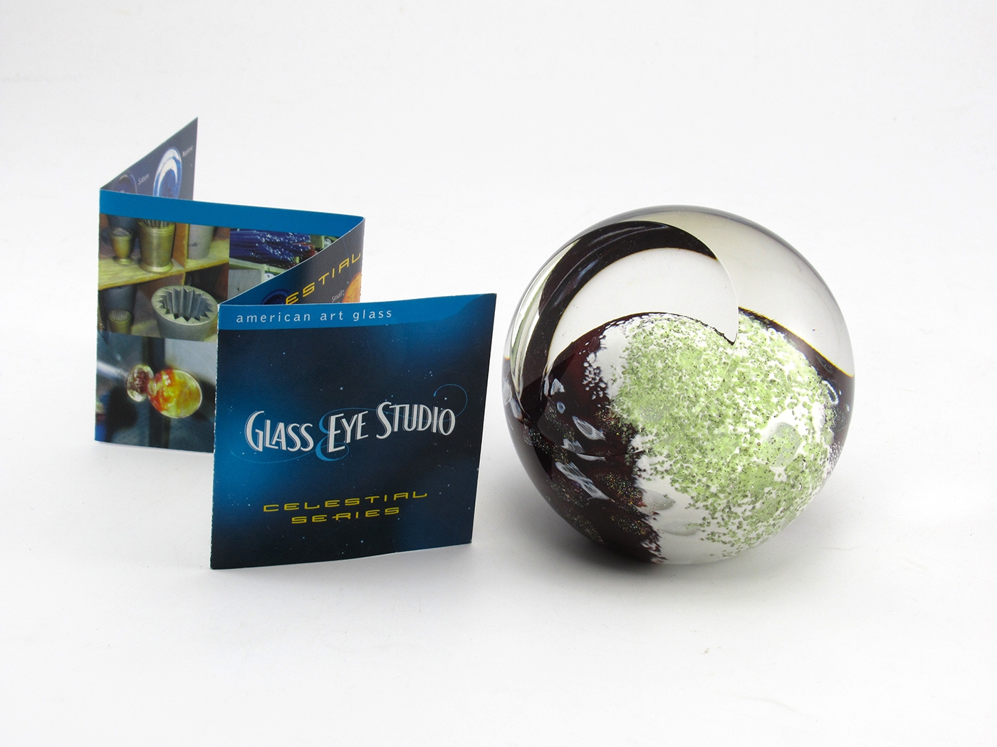 Glass Eye Studio Celestial Series Mercury Paperweight - Image 4