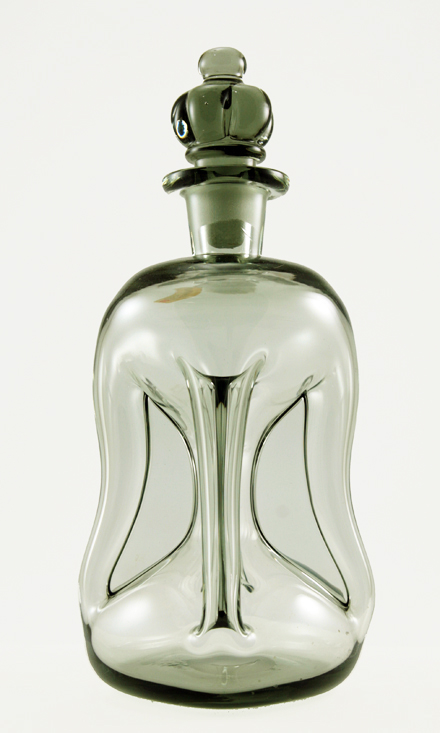 Holmegaard Kluk Kluk Decanter with Royal Crown Stopper