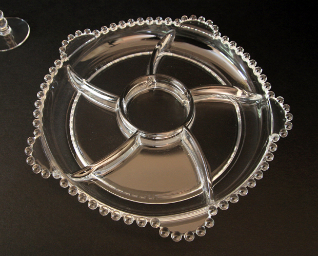 Glass 6 Part Divided Server by Imperial Candlewick - Image 3