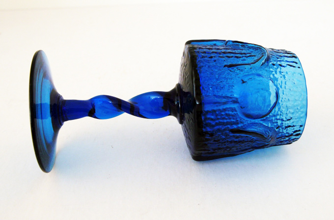 Italian Glass Antiqua Candle Holder Designed by Husted of Blenko - Image 3
