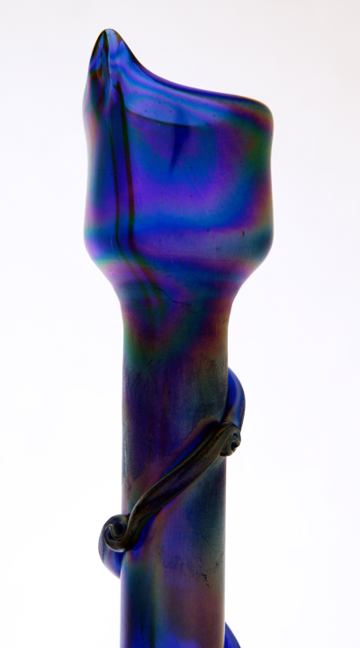 Persian Flask Bottle with Iridescent Luster - Image 2
