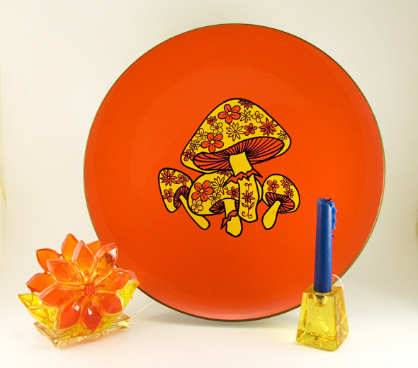 Mushroom Party Platter From the 1970s - Large - Image 3