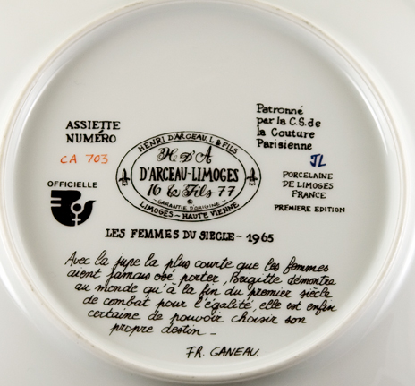 Limoges Haute Vienne Liberated Woman 1965 - Image 2