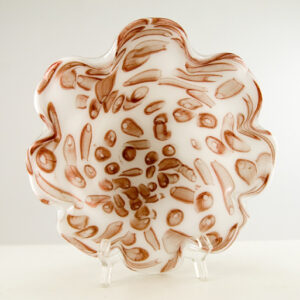 Murano Glass Mid-20th Century Microbial Bowl
