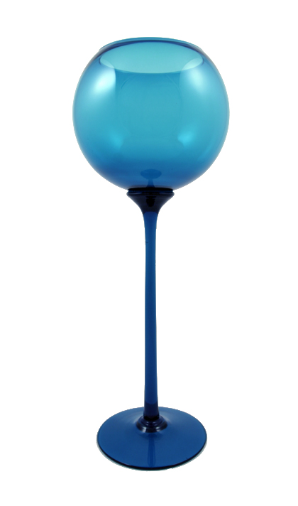 Mid-Century Modern Art Glass Extreme Balloon Vase
