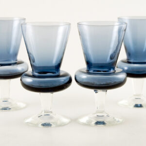 Mid-Century Modern Space Age Cocktail Glass Set