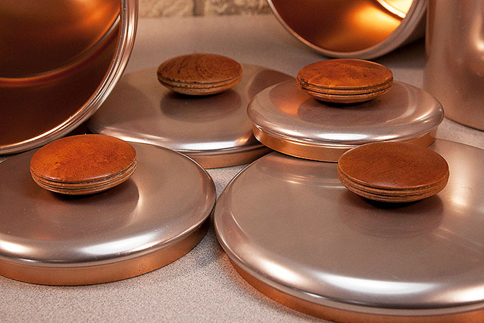 Mirro Aluminum Canister Set in Wonderful Condition 1950 - Image 2