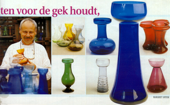 Monk Shaped Blown Hyacinth-Bulb Vase - Image 2
