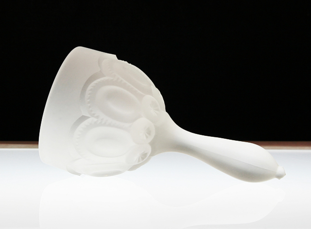 Moon and Star Satin Glass Bell - Image 3