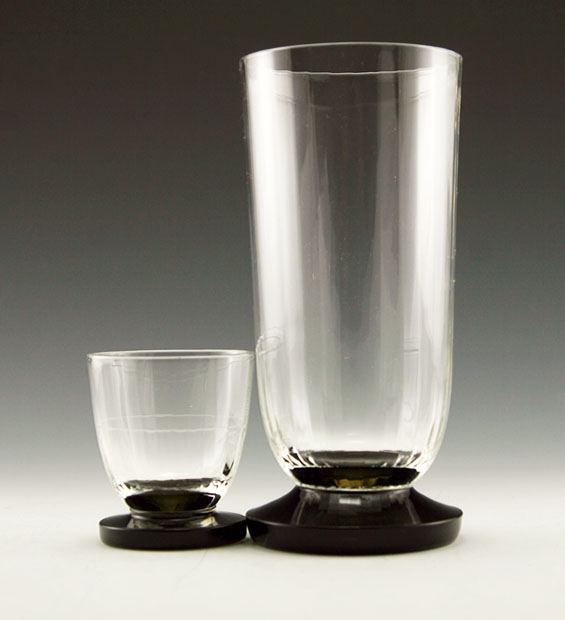 Blown Crystal Bar Tumbler Set of 12 by Morgantown USA Mid-Century - Image 2