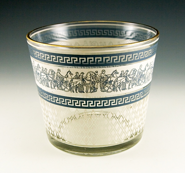 Jeannette Glass Wedgwood Ice Bucket Neoclassic Style - Image 3