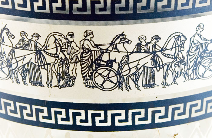 Jeannette Glass Wedgwood Ice Bucket Neoclassic Style - Image 2